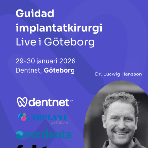 Guidad implantatkirurgi (Tvådagars-kurs)